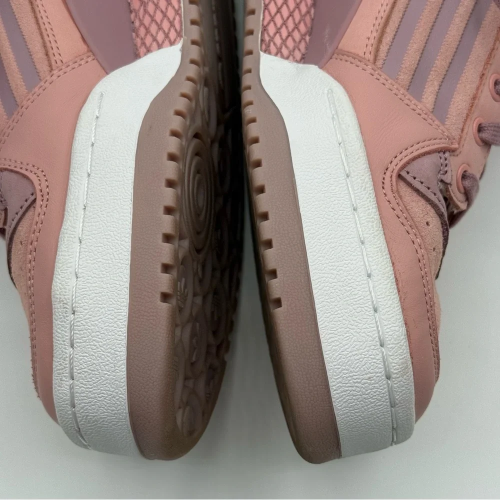 Adidas Forum Low Pink Suede Womens Sneakers Size 10